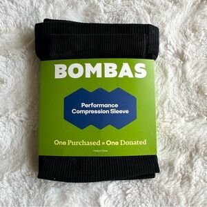 Bombas Compression Sleeves Unisex M Mens 6-9 Womens 8-10.5 Black Performance NWT
